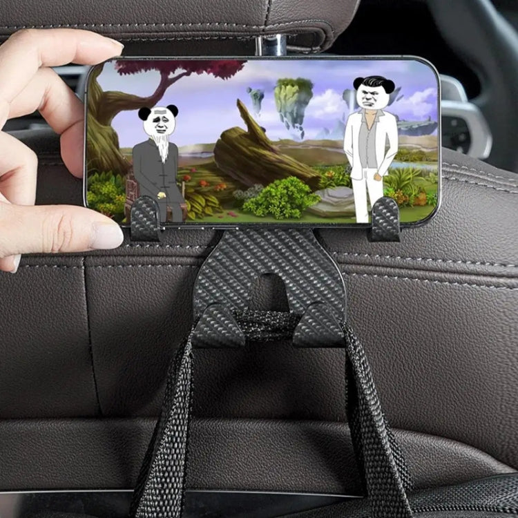 Car Storage Hook Rear Seat Invisible Multi-function Mobile Phone Holder