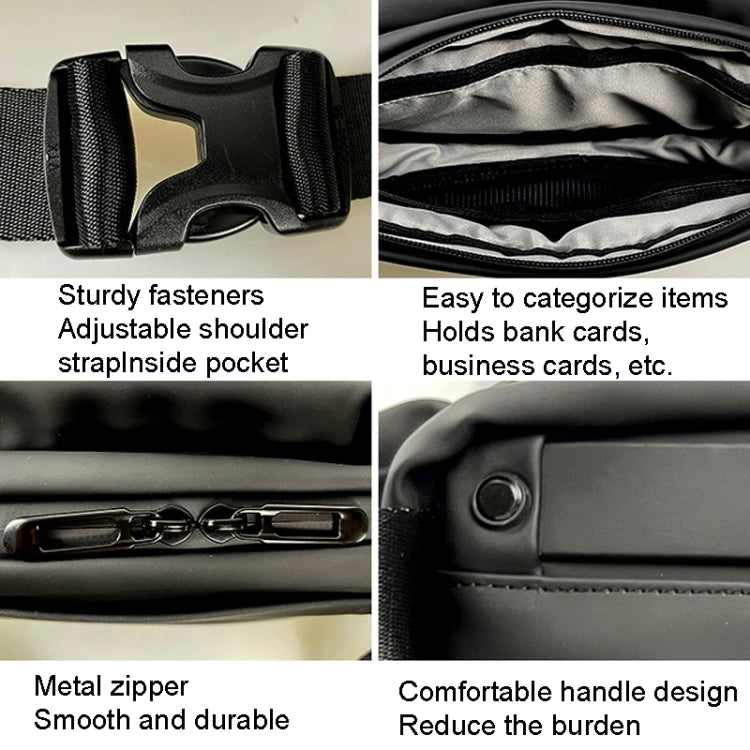 Bluetooth APP Oxford Cloth LED Pocket Outdoor Riding Color LED Waist Bag