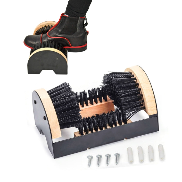 Nylon Silk Boot Brush Outdoor Shoe Cleaner & Scraper Brush, Heavy Duty Boot Scraper Brush