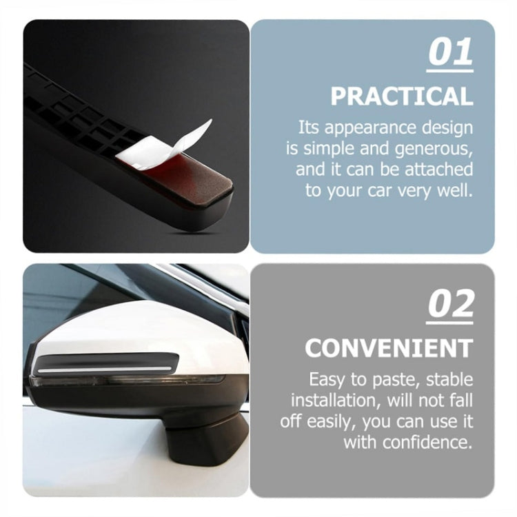 4pcs/set Car Rearview Mirror Body ABS Anti-collision Strip