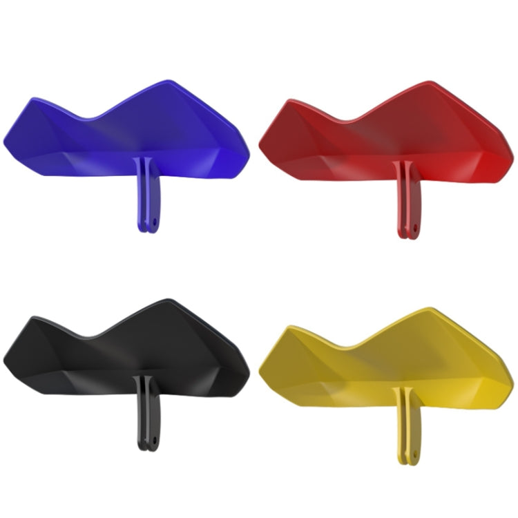 Motorcycle Mobile Phone Holder Sun & Rain Protection Expanded Deflector Wing, Red, Lemon Yellow, Blue