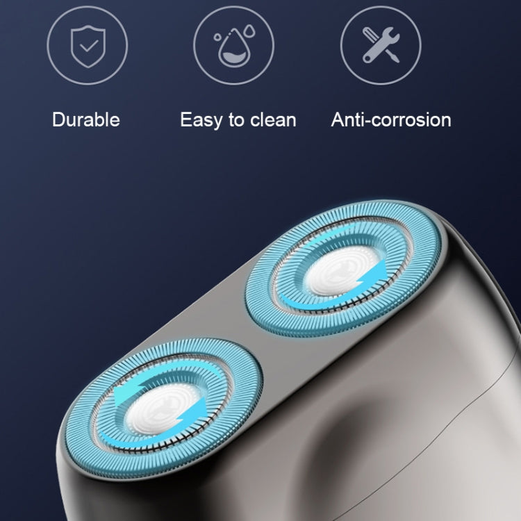 Double-head Mini Magnetic Shaver Portable Men Electric Shaver