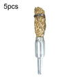 5pcs Wire Brush Industrial Grade Stainless Steel Rust Removal Wire Brush, 10x6x25mm, 12x6x25mm, 16x6x25mm, 20x6x25mm, 25x6x25mm, 30x6x25mm