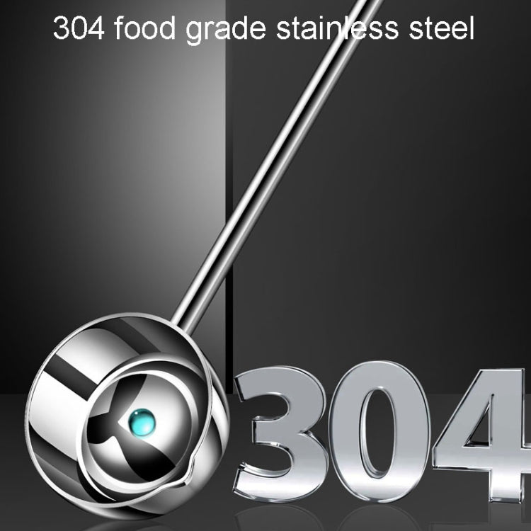 Kacheeg Stainless Steel Hot Oil Skillet Kitchen Small Oil Pouring Spoon, Glossy, Froested, 304 Single Layer Steel, 316 Triple Layer Steel
