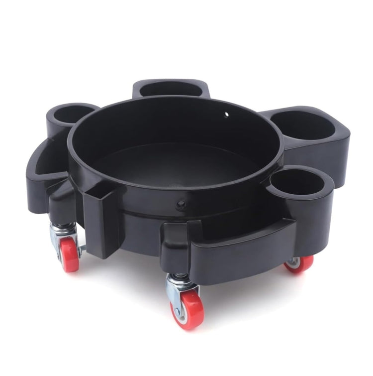 Multifunctional Cleaning Bucket Pulley Base Car Wash Mobile Stool
