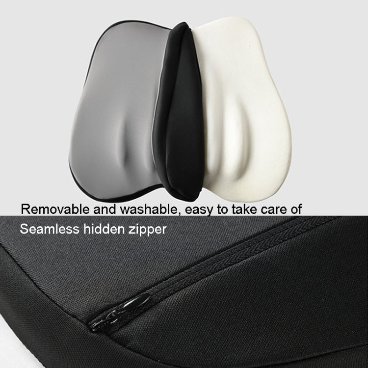 Car Memory Foam Neck Pillow Car Neck Rest Silk Pillow Car Seat Cervical Cushion, Headrest Black, Headrest Coffee, Headrest Gray, Lumbar Pad Coffee, Lumbar Pad Black, Lumbar Pad Gray