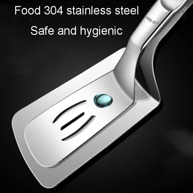 Kacheeg Stainless Steel Fish Spatula With Lock Kitchen Grill Scoop Steak Scraper Food Holder