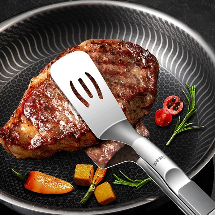 Kacheeg Stainless Steel Fish Spatula With Lock Kitchen Grill Scoop Steak Scraper Food Holder