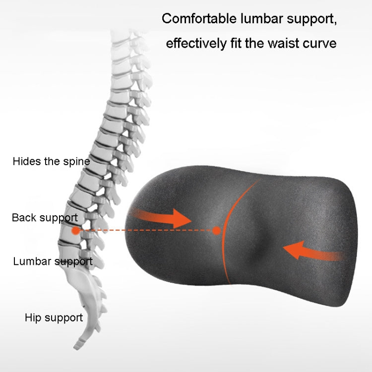Car Cushion Driving Seat Cervical Support Backrest Pillow, Waist Pad Black, Waist Pad Blue, Waist Pad Gray, Headrest + Waist Pad Black, Headrest + Waist Pad Blue, Headrest + Waist Pad Gray