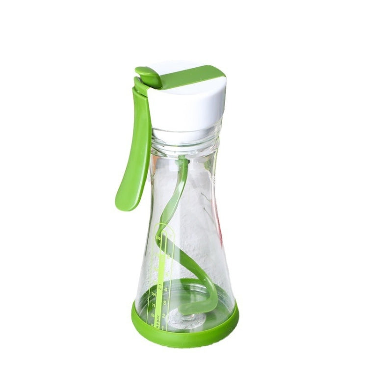 Salad Mixing Cup Vinegar Sauce Shaker Bottle with Scale for Kitchen, 101-200ml