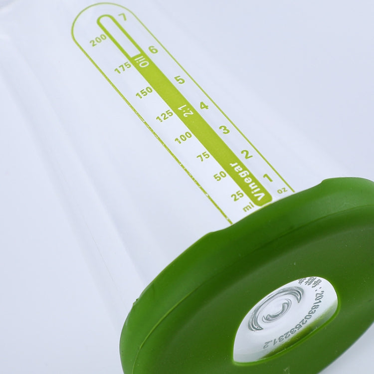 Salad Mixing Cup Vinegar Sauce Shaker Bottle with Scale for Kitchen, 101-200ml