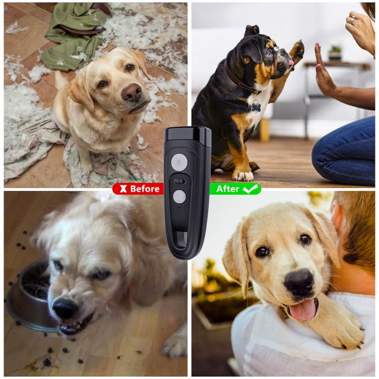 Ultrasonic Dog Repeller Stop Barker Pet Trainer, PU60