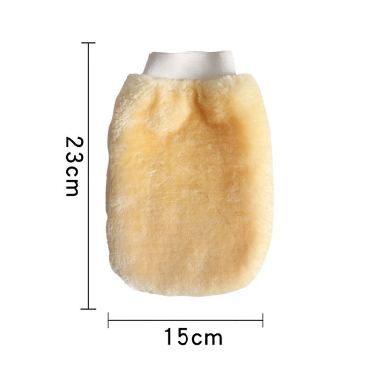 Double Sided Imitation Wool Waterproof Car Wash Gloves Car Cleaning And Maintenance Tools, 8242