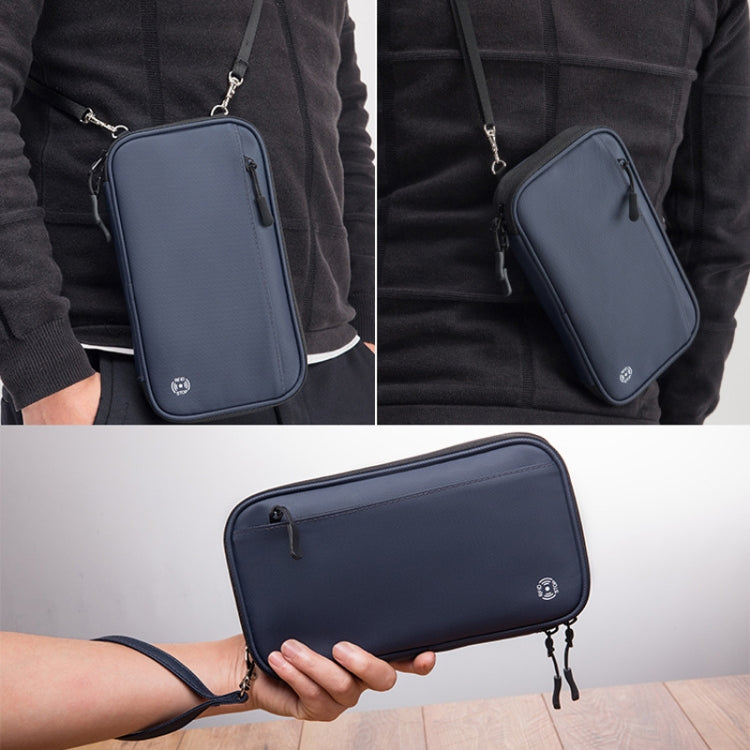 Travel Handheld ID Bag RFID Waterproof Multi-Card Neck Passport Case, Crossbody