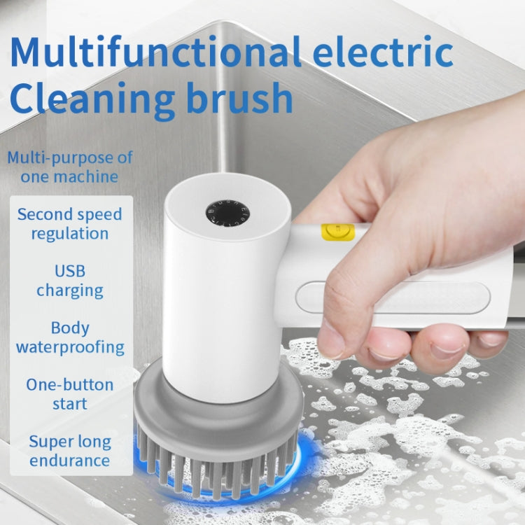 Multifunctional Handheld Cordless Electric Cleaning Brush