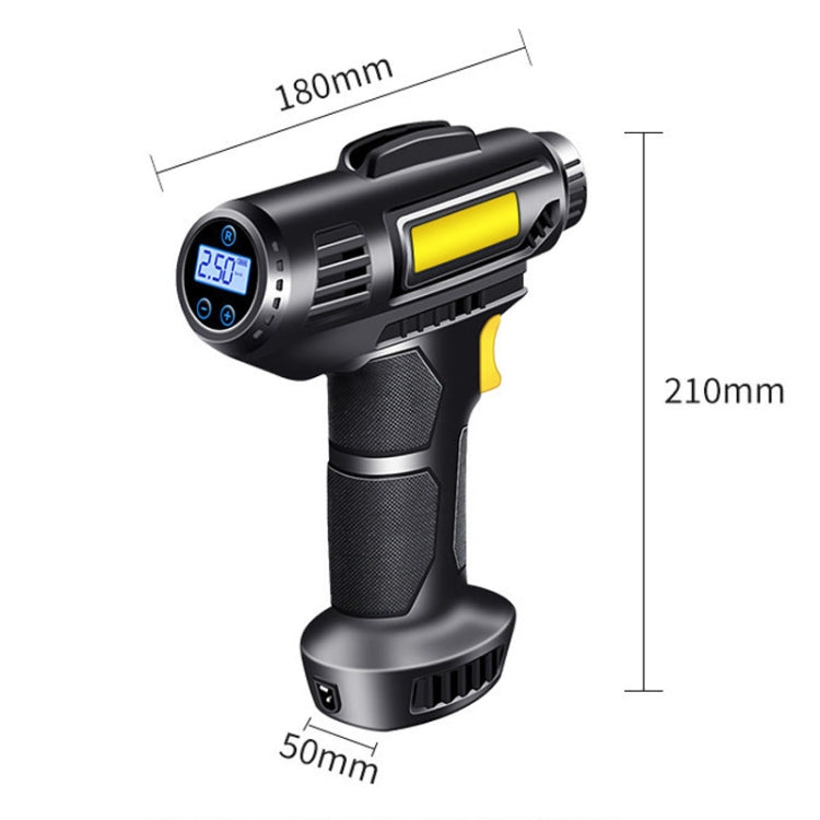 Portable Multifunctional Car Inflator Automobile Tire Pneumatic Pump, Wired Pointer, Wired Digital, Wireless Digital