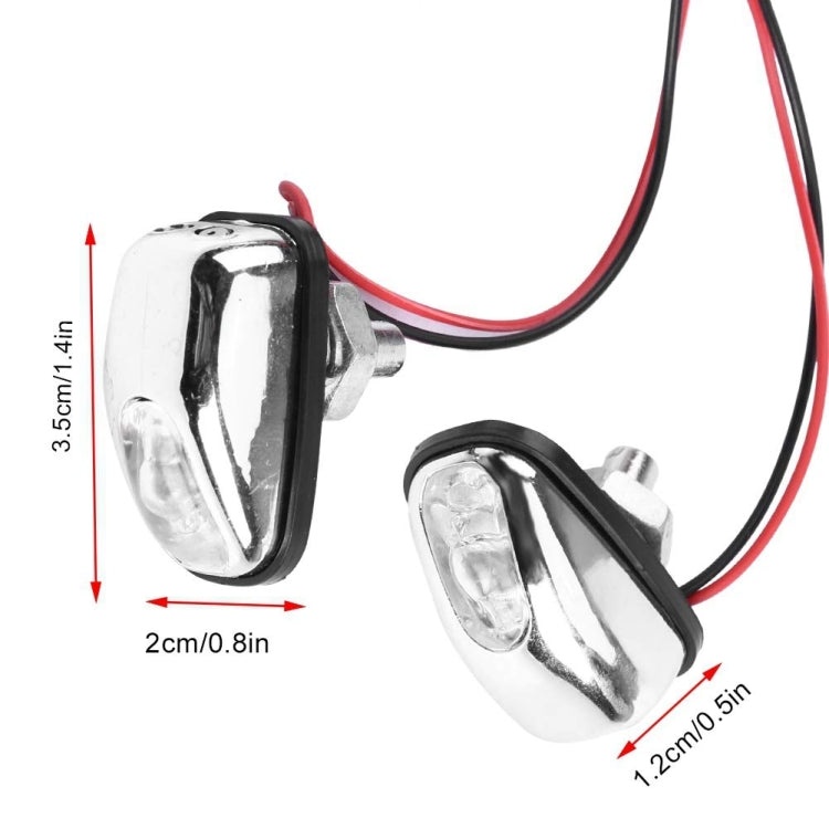Car Wiper Sprayer Spray Decorative Lamp LED Hood Spray Lights