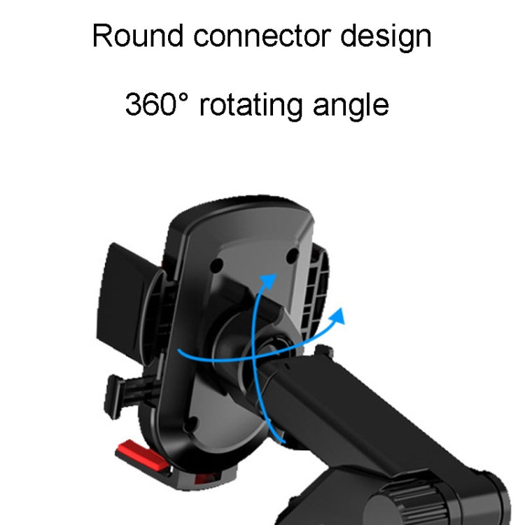 Car Cell Phone Telescopic Holder Universal Automobile Navigation Bracket, Air Vent Model, Suction Cup Model, 2 In 1