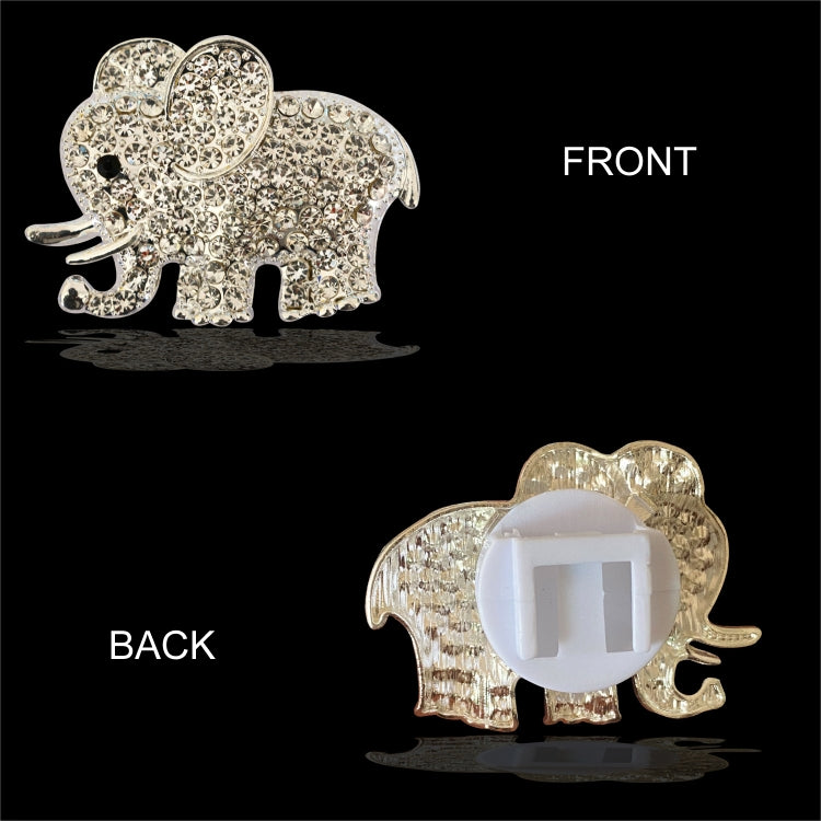 Metal Rhinestone Elephant Car Air Vent Aromatherapy Clip