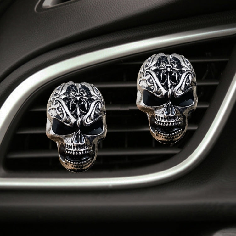 Retro Skull Car Aromatherapy Air Conditioner Air Outlet Clip