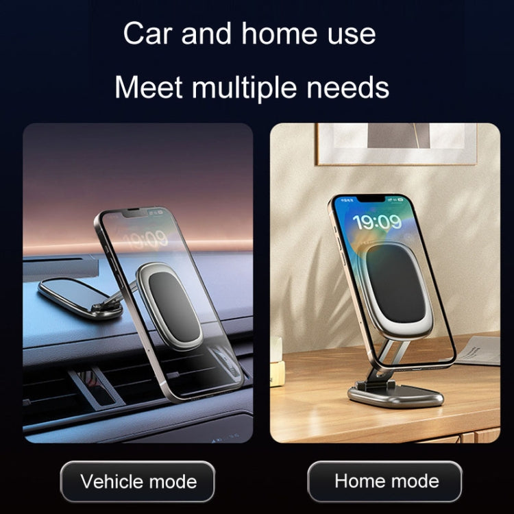 Magnetic Car Phone Holder Automobile Rotatable Multifunctional Folding Stands, Q42