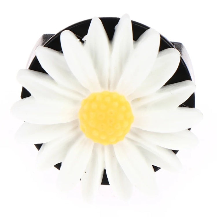 Colorful Resin Daisy Car Air Vent Aromatherapy Decorative Clip, White, Yellow, Red, Blue