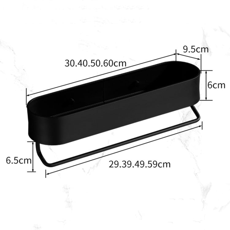 Toilet Shelf No-Punch Bathroom Storage Rack, 30cm Black, 40cm Black, 30cm With Towel Rod Black, 40cm With Towel Rod Black, 30cm Matte, 40cm Matte, 30cm With Towel Rod Matte, 40cm With Towel Rod Matte