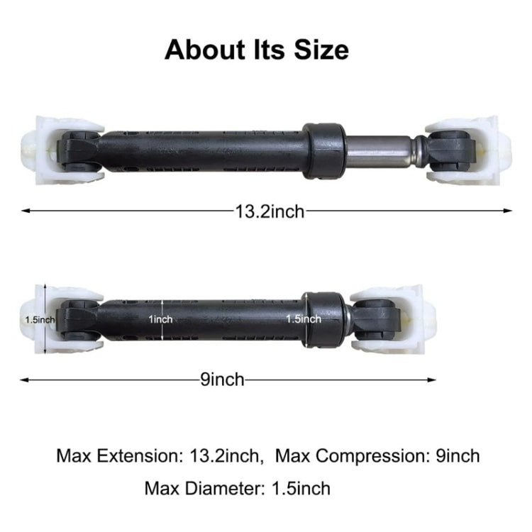 For Whirlpool XQG90-ZS20903W Drum Washing Machine 4pcs /Set Shock Absorber WFC1066CS / CW, For Whirlpool