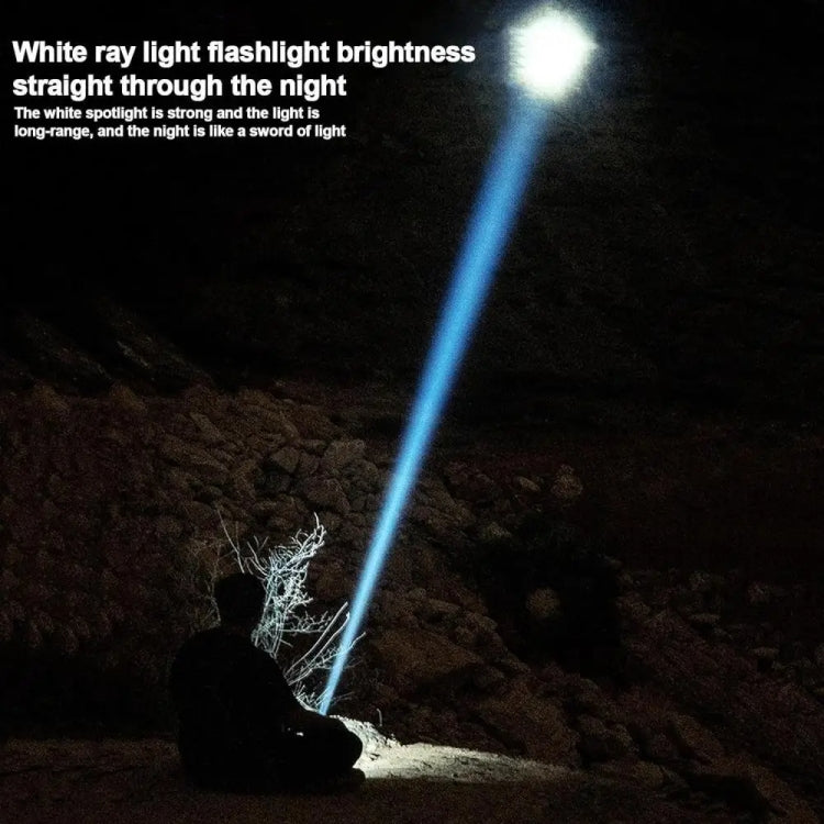 Outdoor LED Flashlight Multi-Functional Camping Lighting Flashlight Portable Rechargeable Work Lamp, X10-P50, X10