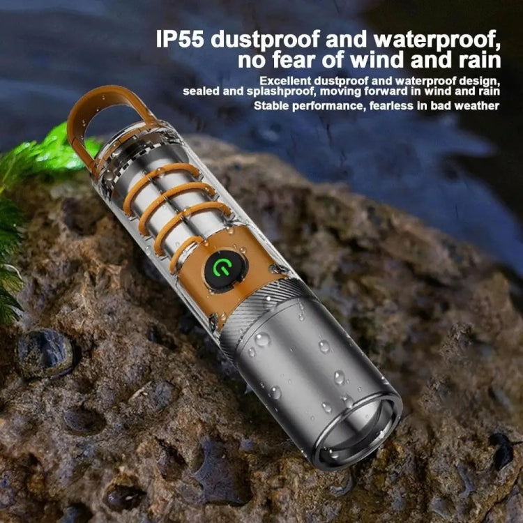 Outdoor LED Flashlight Multi-Functional Camping Lighting Flashlight Portable Rechargeable Work Lamp, X10-P50, X10