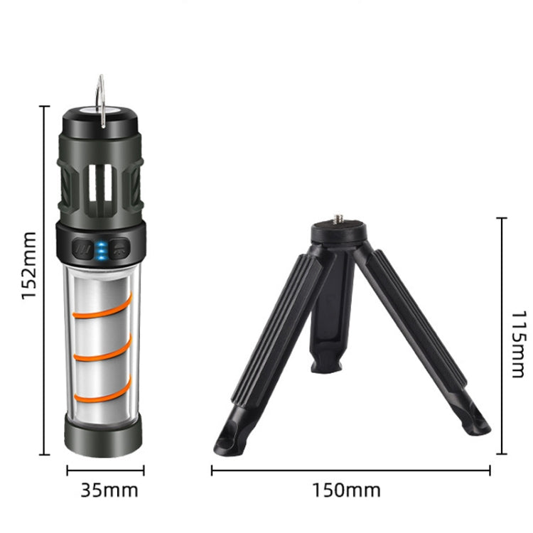4 In 1 Outdoor Multi-function Flashlight Ambient Light Mosquito Repellent Lamp, Tripod Version