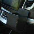 Car Air Outlet Leather Multifunctional Mobile Phone Card Hanging Storage Box, Black, Gray, Brown, Beige