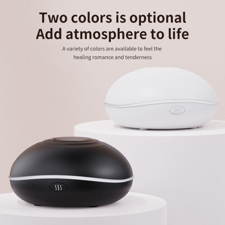 SD13 200ML Car USB Flame Aromatherapy Diffuser Home LED Night Light Silent Mist Humidifier, Black, White