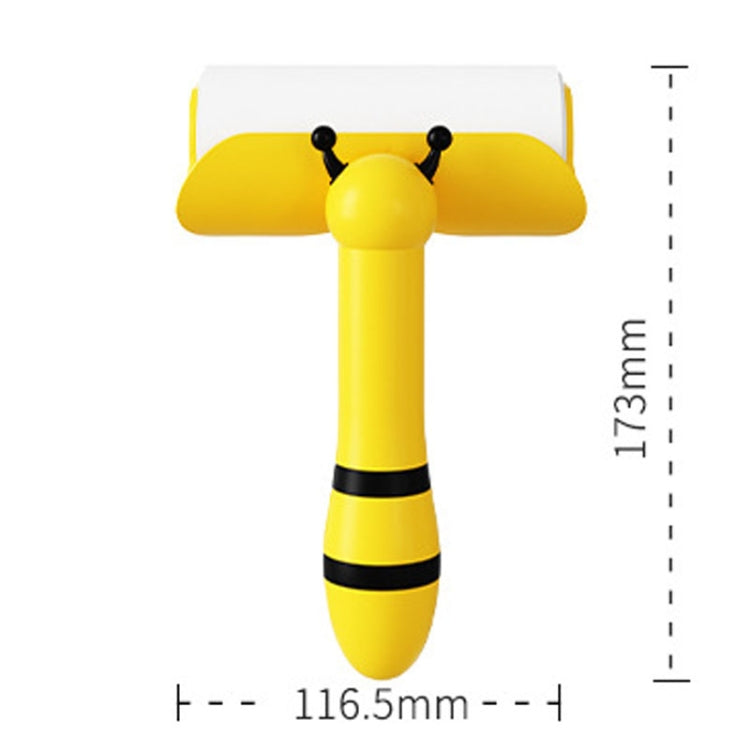 Portable Roller Sticker Bee Shaped Pet Hair Cleaner And Remover