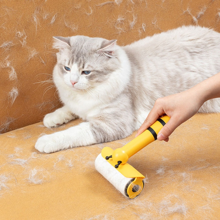 Portable Roller Sticker Bee Shaped Pet Hair Cleaner And Remover