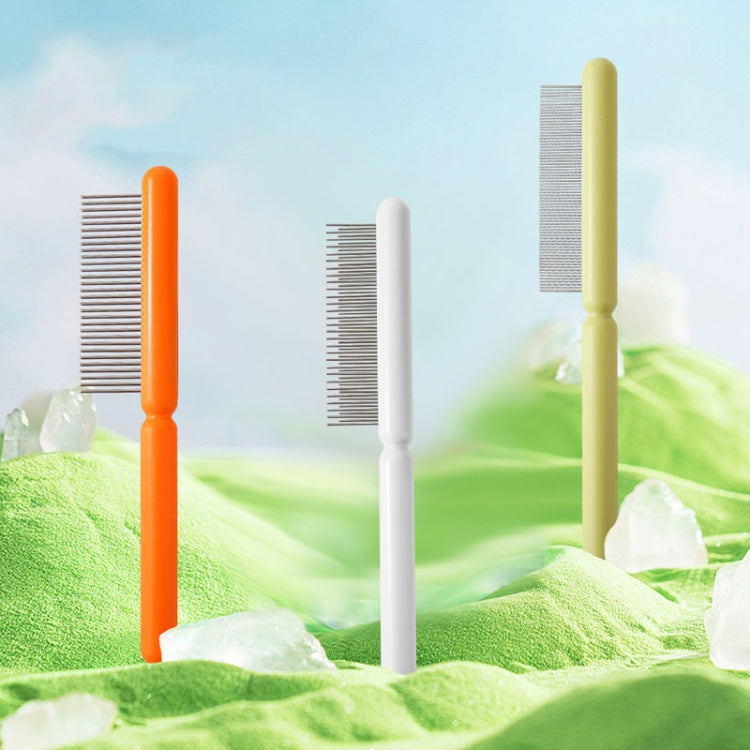 Cats And Dogs Long Hair Knotting Brush Pets Stainless Steel Detangling Comb, Fine Teeth, High And Low Fine Teeth, Coarse Teeth