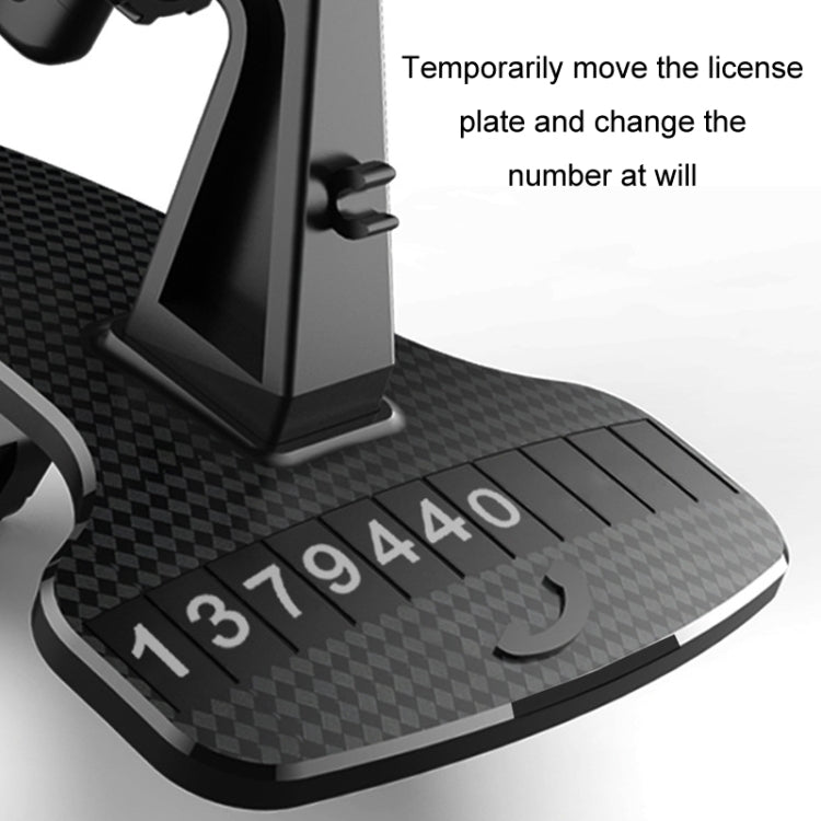 Magnetic Mobile Phone Car Holder Dashboard Parking Number Plate