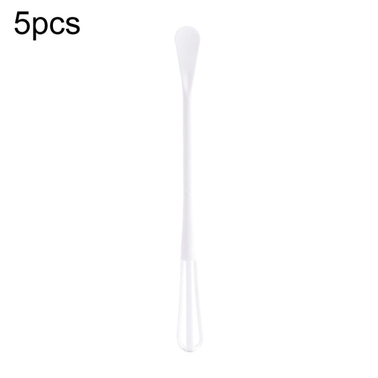 5pcs Household Mini Whisk With Small Spoon Kitchen Multifunctional Stirring Stick
