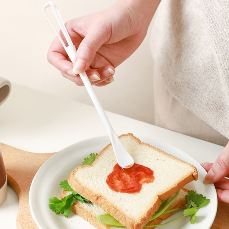 5pcs Household Mini Whisk With Small Spoon Kitchen Multifunctional Stirring Stick