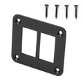 Road Aluminum Rocker Switch Panel Housing Bracket for Narva Type Boats Automotive Switch Parts, 2 Holes, 3 Holes, 4 Holes, 5 Holes