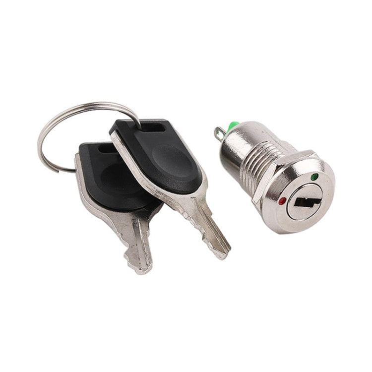 Electronic Lock Key Metal Knob Switch Toy Lock, 12mm