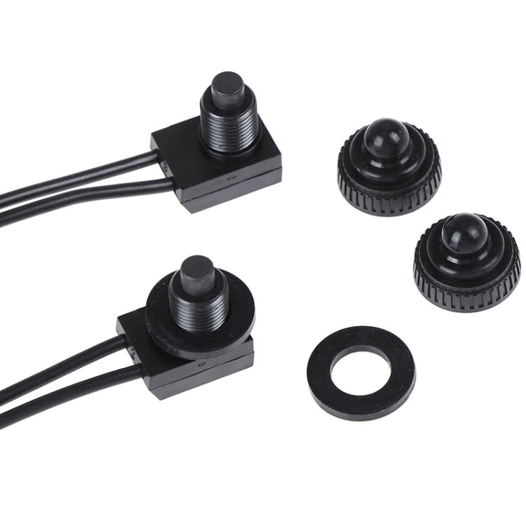 12V Waterproof Push Button Lead Switch for Motorcycles/Cars/Yachts