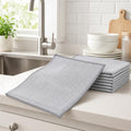 20 x 20cm Silver Wire Wipes Dish Towel Household Cleaning Degreasing Steel Wire, 10pcs Single Layer, 10pcs Double Layer