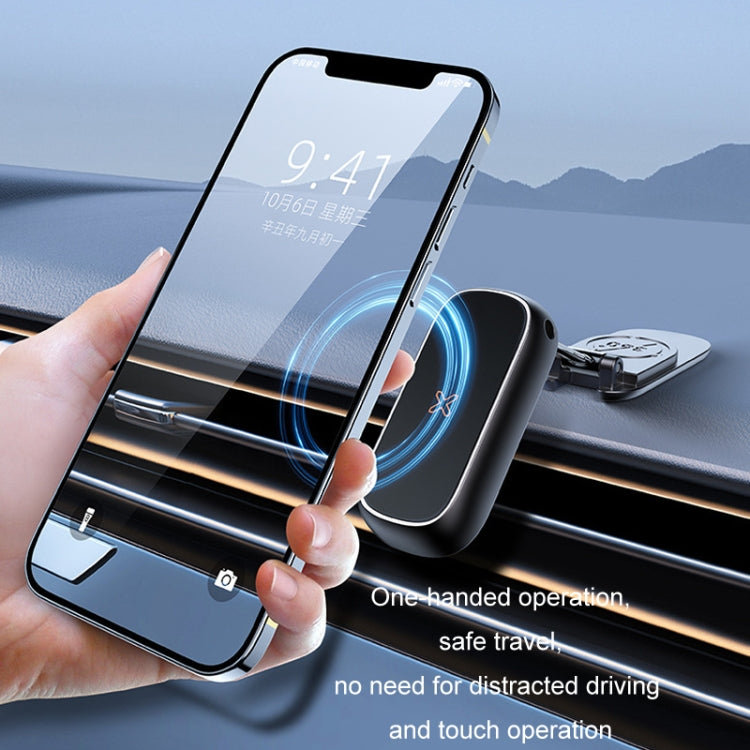 Car Adhesive Folding Magnetic Mobile Phone Navigation Holder