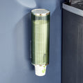Punch-free Disposable Cup Dispenser Paper Cup Storage Rack without Cup