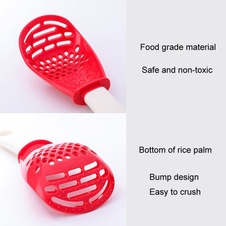 Kitchen Multifunctional Mashing Spoon Household Auxiliary Food Grinding Cooking Ladle Stir-Fry Spatula