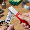 LsCook Outdoor Portable Garden Scissors Sharpener Knife Scissors Dual Purpose Sharpening Stone