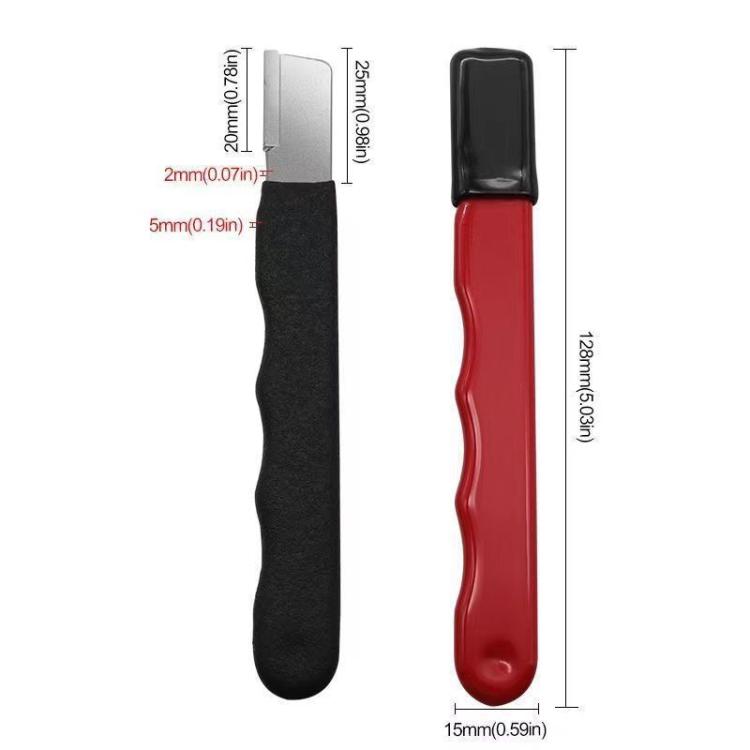LsCook Outdoor Portable Garden Scissors Sharpener Knife Scissors Dual Purpose Sharpening Stone