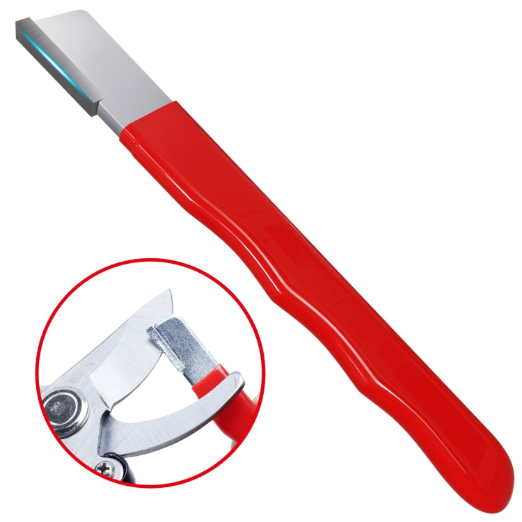LsCook Outdoor Portable Garden Scissors Sharpener Knife Scissors Dual Purpose Sharpening Stone