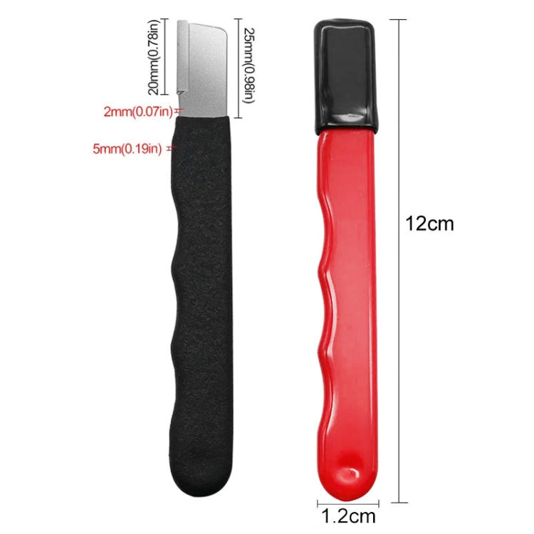 LsCook Outdoor Portable Garden Scissors Sharpener Knife Scissors Dual Purpose Sharpening Stone